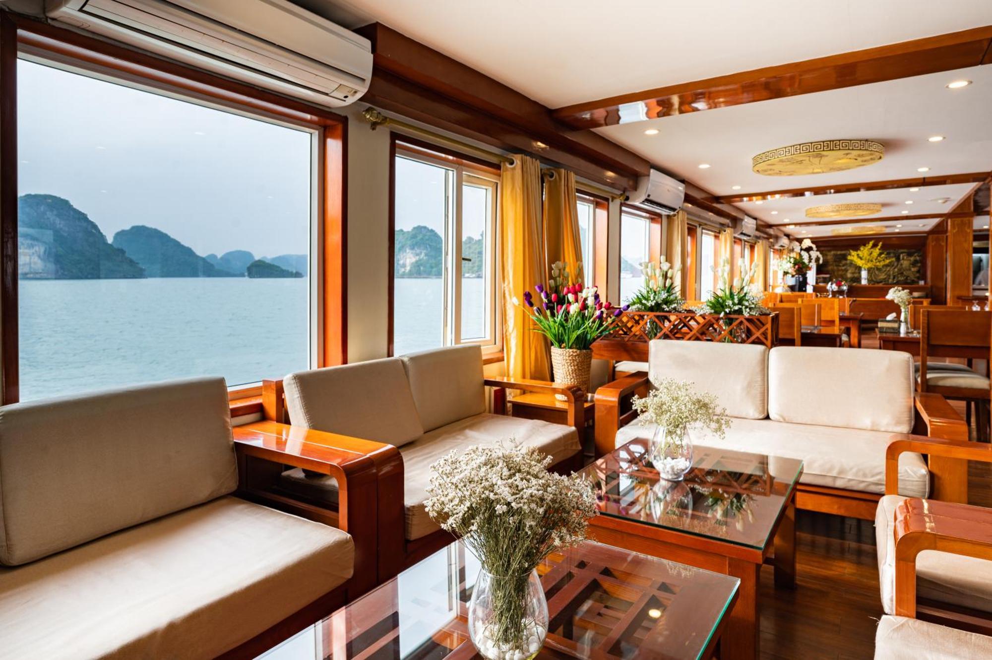 Dragon Crown Legend Cruise Hotell Ha Long Exteriör bild